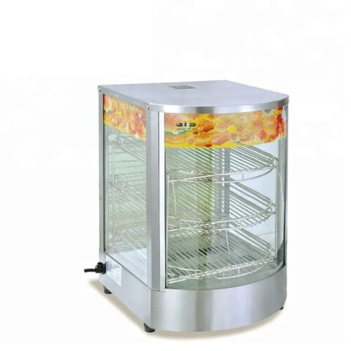 Three Shelves Egg Tart Hot Display Warmer