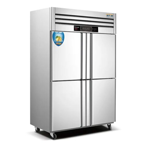 Four Door Chiller and Freezer Refrigerated Cabinet