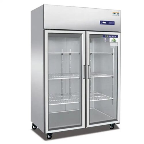 Two Glass Door Chiller Refrigerated Cabinet